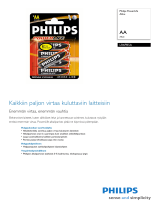 Philips LR6PB5A/10 Product Datasheet