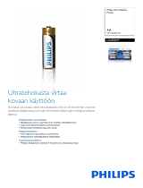 Philips LR6E8BHP/10 Product Datasheet