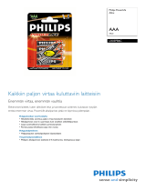 Philips LR03PB6C/10 Product Datasheet