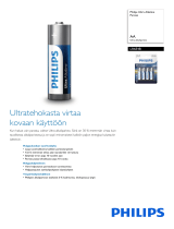 Philips LR6E4B/10 Product Datasheet