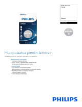 Philips CR2450/10B Product Datasheet