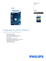 Philips CR1220/00B Product Datasheet