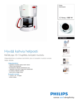 Philips HD7448/40 Product Datasheet