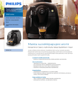 Philips HD8651/01 Product Datasheet