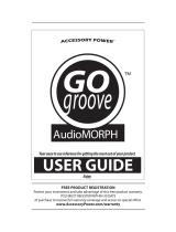 Accessory Power GO Groove Audio Morph Kasutusjuhend