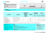 Whirlpool DWF 401 W Program Chart