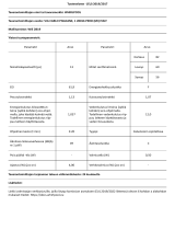 Whirlpool WIE 2B19 Product Information Sheet