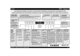 Whirlpool ADP 720 IX Program Chart