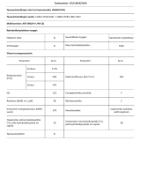 Whirlpool ART 890/A++/NF Product Information Sheet