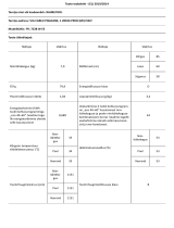 Whirlpool FFL 7238 W EE Product Information Sheet