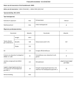 Ignis ARL 10VS1 Product Information Sheet