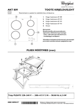 Whirlpool AKT 809/NE Program Chart