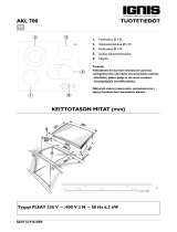 Ignis AKL 700 NE Program Chart