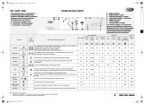 Whirlpool AWO 3760 WP Program Chart