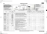 Whirlpool AWO/D 7837 W Program Chart