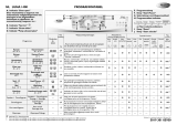 Whirlpool LUNA 1400 Program Chart