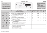 Whirlpool TDLR 55111 Program Chart