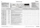 Whirlpool CDLR 60250 BL Program Chart