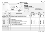 Whirlpool AWE 6525 Program Chart