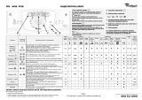 Whirlpool AWE 9726 Program Chart