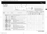 Whirlpool AWG 870/4 Program Chart