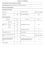 KitchenAid KCBWX 70600L0 Product Information Sheet