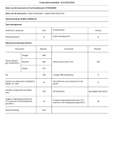 KitchenAid KCBWX 70600R0 Product Information Sheet