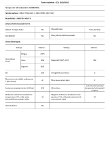 Whirlpool UW8 F2Y WBI F 2 Product Information Sheet