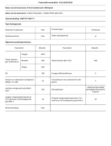 Whirlpool UW8 F2Y WBI F 2 Product Information Sheet