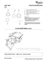 Whirlpool AKT 839/LX Program Chart