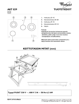 Whirlpool AKT 839/LX Program Chart