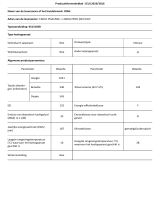 Atag KS13102B Product Information Sheet