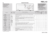 Proline TLW1000P-E Program Chart