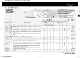 Whirlpool GRAND PRIX 1400 Program Chart