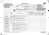 Whirlpool Senseline 1400 Program Chart