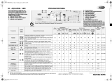 Whirlpool Aquafeel 1400 Program Chart