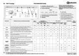 Bauknecht WAT Prestige Program Chart