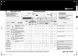 Bauknecht STUTTGART 1212 Program Chart