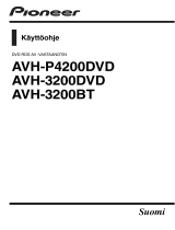 Pioneer AVH-3200DVD Kasutusjuhend