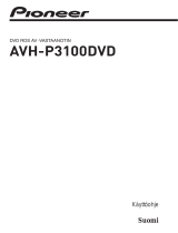 Pioneer AVH-P3100DVD Kasutusjuhend