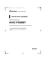 Pioneer AVIC-F500BT Kasutusjuhend