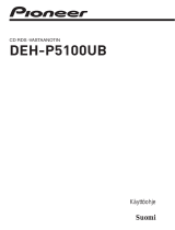 Pioneer DEH-P5100UB Kasutusjuhend
