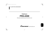 Pioneer PRS-A500 Kasutusjuhend