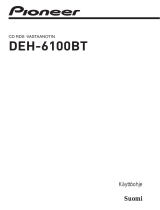 Pioneer DEH-6100BT Kasutusjuhend