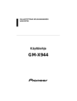 Pioneer GM-X944 Kasutusjuhend