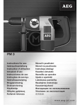 AEG PM 3 Instructions For Use Manual
