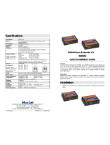 MuxLab HDMI Extender Kit Plus, HDBT, UHD-4K paigaldusjuhend