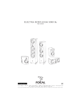 Focal ELECTRA BERYLLIUM 1000 BE Kasutusjuhend