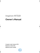 Dell Inspiron M731R Omaniku manuaal
