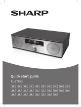 Sharp XL-B715D(BK) Lühike juhend